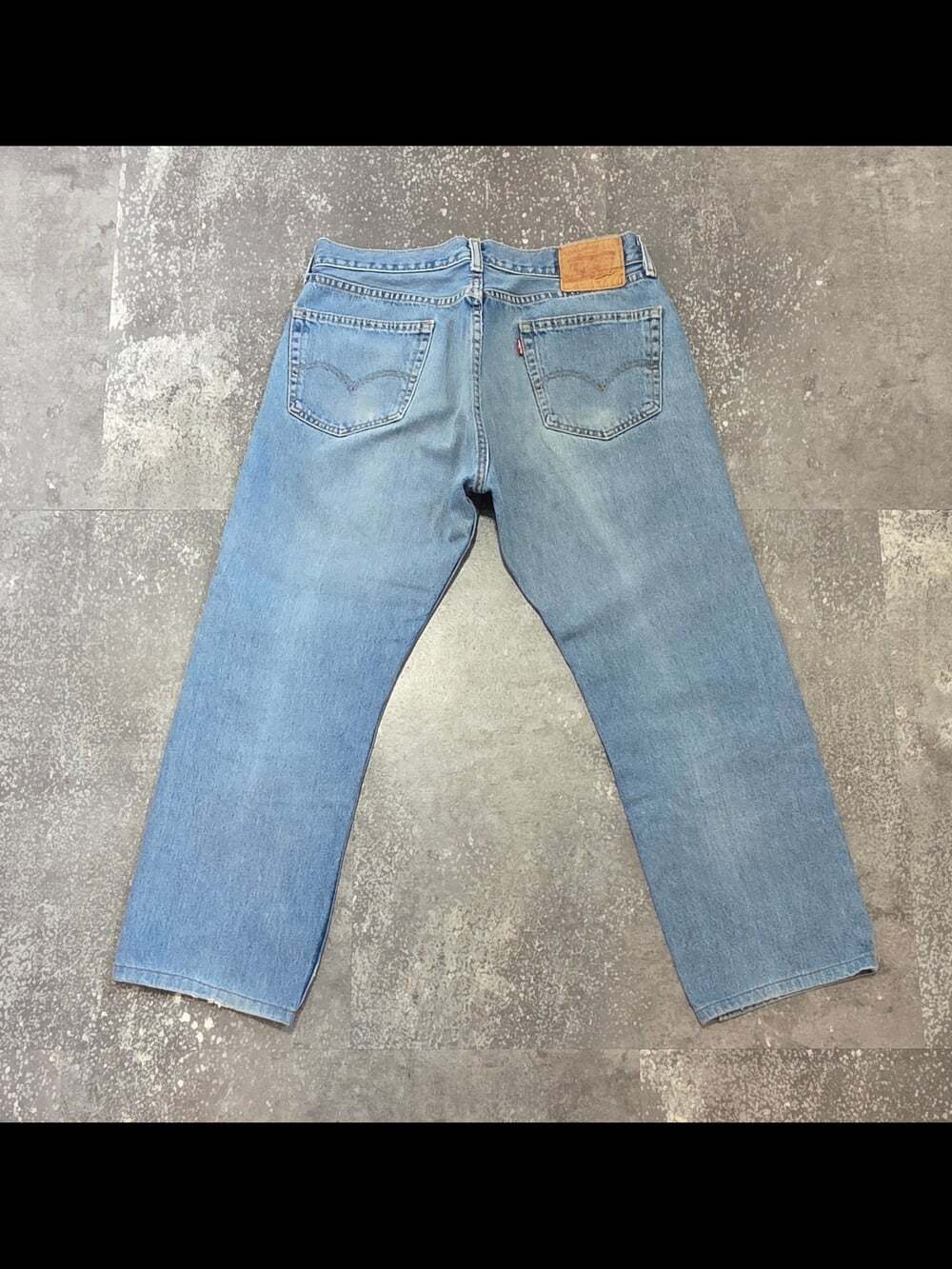 Vintage 90s Levi's Light Blue Classic Straight Jeans - Picture 7 of 10
